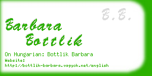 barbara bottlik business card